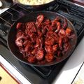 El cooksnap de Fabián Cañaveral cuando hizo Camarones a la diabla.