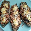 El cooksnap de Luci Bom cuando hizo Berenjena rellena.