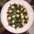 El cooksnap de juan flores romero cuando hizo Ensalada de anchoas, jamón de pato y berros .