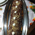 El cooksnap de Rosa cuando hizo Brazo de gitano relleno de nata y recubierto de chocolate.