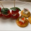 Aunty Eiko's international cuisine experience 's cooksnap of when they made Santa canapés 🎅🎄.