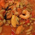 El cooksnap de Eduardo Gutiérrez cuando hizo Verdinas con langostinos y almejas.