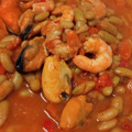 El cooksnap de Eduardo Gutiérrez cuando hizo Verdinas con langostinos y almejas.