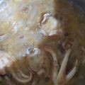 El cooksnap de Elisa Perez cuando hizo Pulpitos encebollados.