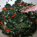 Cooksnap dari Fina Kesuma untuk resep Tumis Daun Singkong & Teri Medan