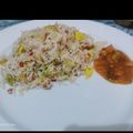 Anam Azhar's cooksnap of when they made Egg fried rice 🇨🇳🇨🇳.