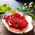 کوک اسنپ سارا بعد از امتحان کردن مشکوفی ژله ای.