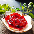 کوک اسنپ سارا بعد از امتحان کردن مشکوفی ژله ای.