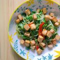 รูป Cooksnap ของ 🍭Nv เมื่อเขาทำ ผัดต้นอ่อนทานตะวันราดเต้าหู้ไข่ทอด