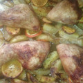 El cooksnap de Verdu cuando hizo Pollo a la naranja con patatas al horno.