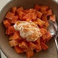 Cooksnap de Sem Complicações quando cozinhou Papaia com Chantilly de Coco.
