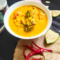 Sampa Nath's cooksnap of when they made রুই মাছের মাথার মুড়িঘন্ট.