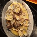 El cooksnap de Jesus Redondo cuando hizo Almejas a la marinera.