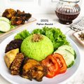 Cooksnap dari (YT : Dapua Mandeh) By Lara Silvani 👩‍🍳 untuk resep Nasi Lemak Pandan Melayu Malaysia