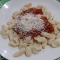 El cooksnap de Andrea Paulerena cuando hizo Ñoquis de papas.