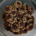 Cooksnap dari Dedew Criwi untuk resep Triple Choco Tumbprint