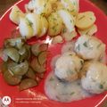 Cooksnap Dagmara Baran/Coś smacznego i niedrogiego z czasów, kiedy przygotował Makaron z pulpetami w sosie śmietanowo szparagowym.