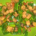 Cooksnap dari Dorea Epourani untuk resep Tumis bunga bawang tahu