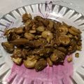 El cooksnap de Carlos cuando hizo Revuelto de setas y champioñes a la cerveza y al curry.