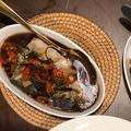 Cooksnap Wan Adli semasa beliau membuat Siakap Stim Soy Sauce Sehangat cinta Lailer dan Jekfer.
