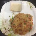 Mamta Agarwal का कुकस्नैप जब उन्होंने मिक्स वेज उत्तपम (Mix veg uttpam recipe in hindi) बनाया था।