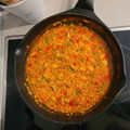 El cooksnap de Deborah Yiriza cuando hizo Arroz meloso de Atún 🐟 y Langostinos 🦐.