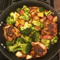 ayshakayani's cooksnap of when they made Honey Mustard Chicken Skillet Bake.