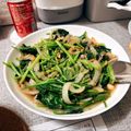 Hao (Hao) 的 爆炒洋蔥菠菜（低醣生酮餐）（方便素）（快速料理）（清冰箱料理） cooksnap