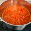El cooksnap de Ana Valle Clemente cuando hizo Arroz meloso con carabineros 🦐.