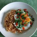 Cooksnap của Hà Trang khi họ làm theo món Mì tôm xào trứng