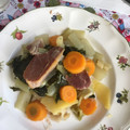 El cooksnap de mislunares cuando hizo Acelgas con puerro y zanahoria.