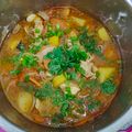 Cooksnap Elle Mohammad semasa beliau membuat Stew ayam.