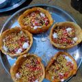 Anshi Seth का कुकस्नैप जब उन्होंने फ्राइड कटोरी चाट (fried katori chaat recipe in Hindi) बनाया था।