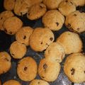 El cooksnap de Artesanias Acosta cuando hizo Galletitas con chips de chocolates y azúcar mascabo. SIN MANTECA.