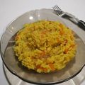 El cooksnap de lin diaz cuando hizo Arroz amarillo (Sin azafrán).