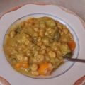 Cooksnap από Γεωργία Β. στη συνταγή Ρεβίθια με κολοκυθάκια αλευρολέμονο (ντελμπιέ)