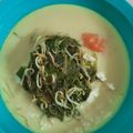 Cooksnap dari Elysabeth Prasetya Novita untuk resep Bobor Bayam