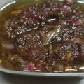 Cooksnap Zuraidah Abu Bakar semasa beliau membuat Sambal Hitam Bunga Kantan.