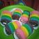Cooksnap dari Rany Poernomo Hasan untuk resep Bolu Gulung Rainbow Mini Kukus