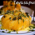 El cooksnap de Gema la gaditana cuando hizo Ensalada malagueña -con emulsión de naranja-.