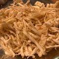 Cooksnap de marlène sur la recette Sashimi, Omuretsu et salade de chou blanc