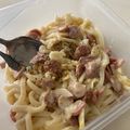Cooksnap dari Auliya Ramadhani untuk resep Udon Carbonara with Meatball Topping