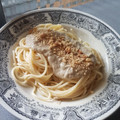 El cooksnap de ANA cuando hizo Espaguetis con salsa de almendras, puerro y champiñones 🍝.
