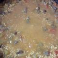 El cooksnap de carlos cuando hizo Arroz con habas y setas shiitake.