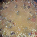 El cooksnap de carlos cuando hizo Arroz con habas y setas shiitake.