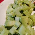 El cooksnap de Camila Gómez cuando hizo Apio con palta.