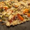 El cooksnap de ladyzeta cuando hizo Pizza con base de Pollo.