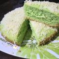 Cooksnap dari Karlina.Kitchen untuk resep Bolu pandan rice cooker