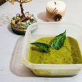 El cooksnap de Magalys Mujica cuando hizo Dip ó untable de ajo y calabacín ahumados🧄🥒🍞.