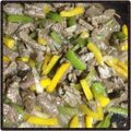 El cooksnap de José J. cuando hizo Vacío con vegetales grillados.